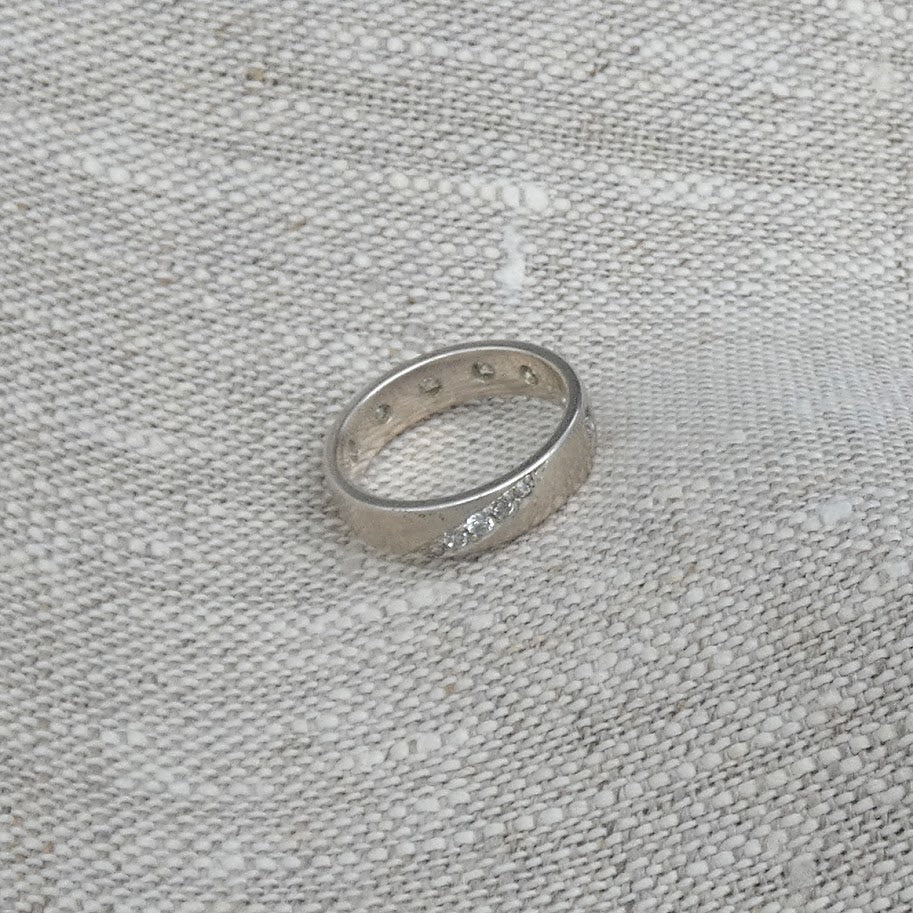 Ring med cubic zirkonia