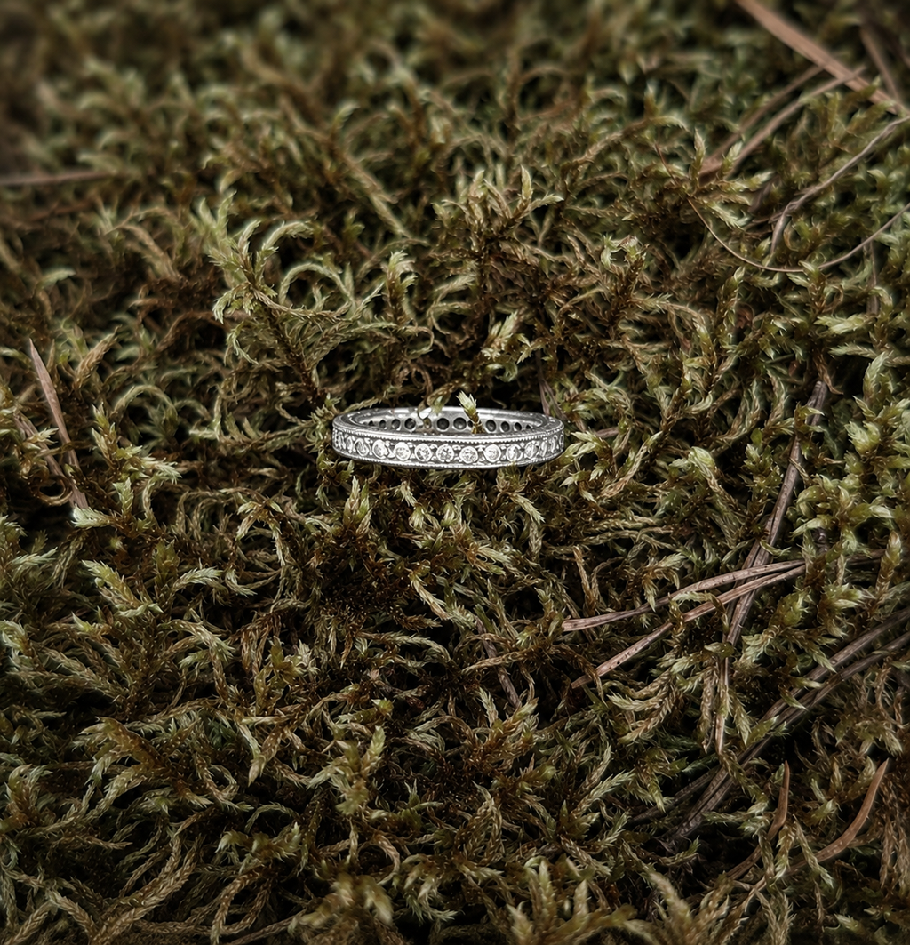 Ring med cubic zirkonia