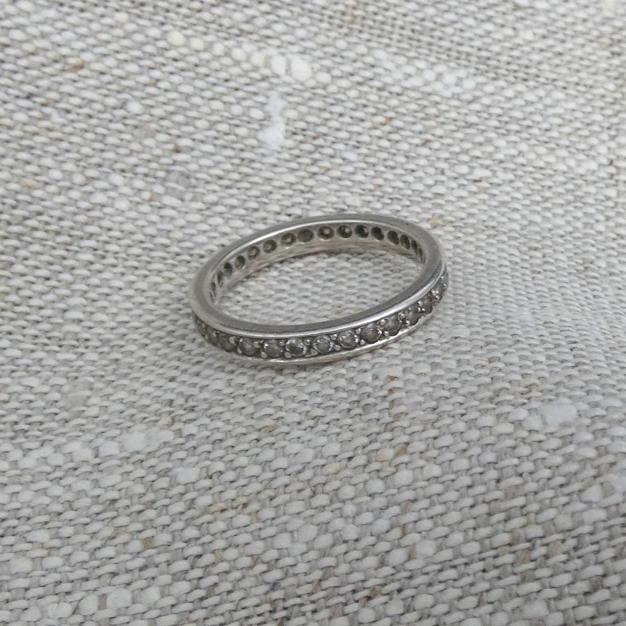 Ring med cubic zirkonia